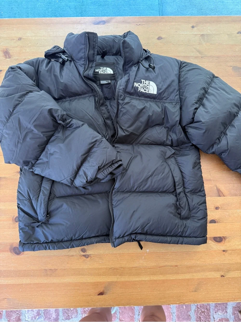 Mens Large North Face 1996 Retro Nuptse Black Insulated Puffer Jacket